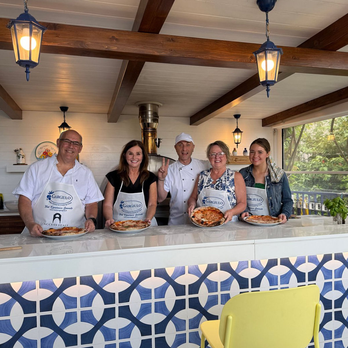 Sorrento Pizza Making Experience with Vesuvius Views