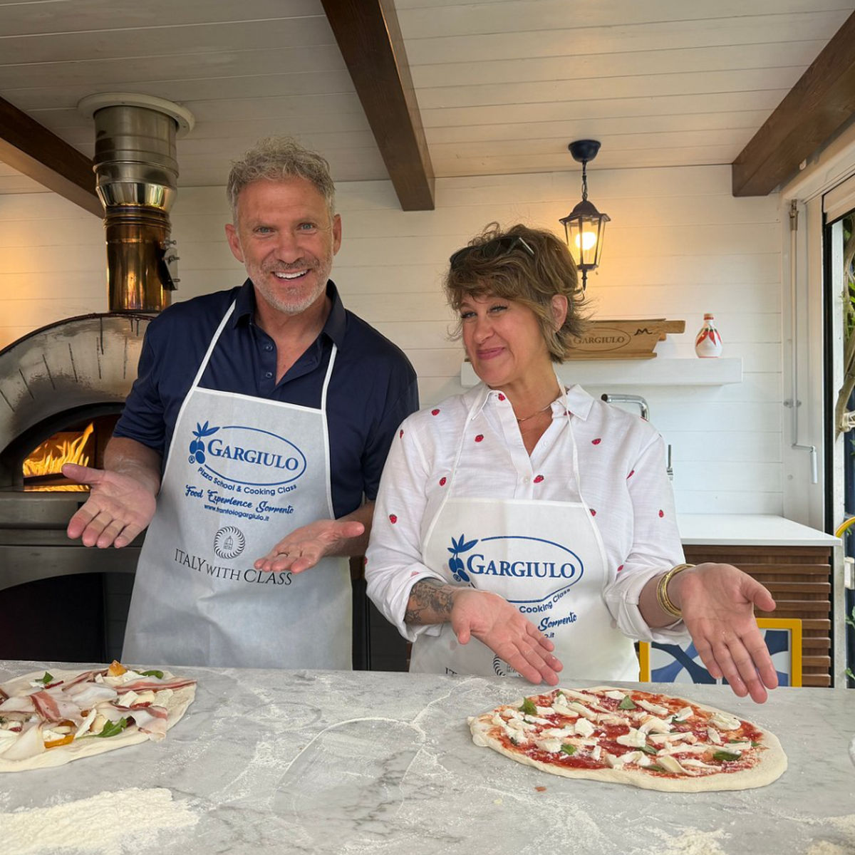 Sorrento Pizza Making Experience with Vesuvius Views