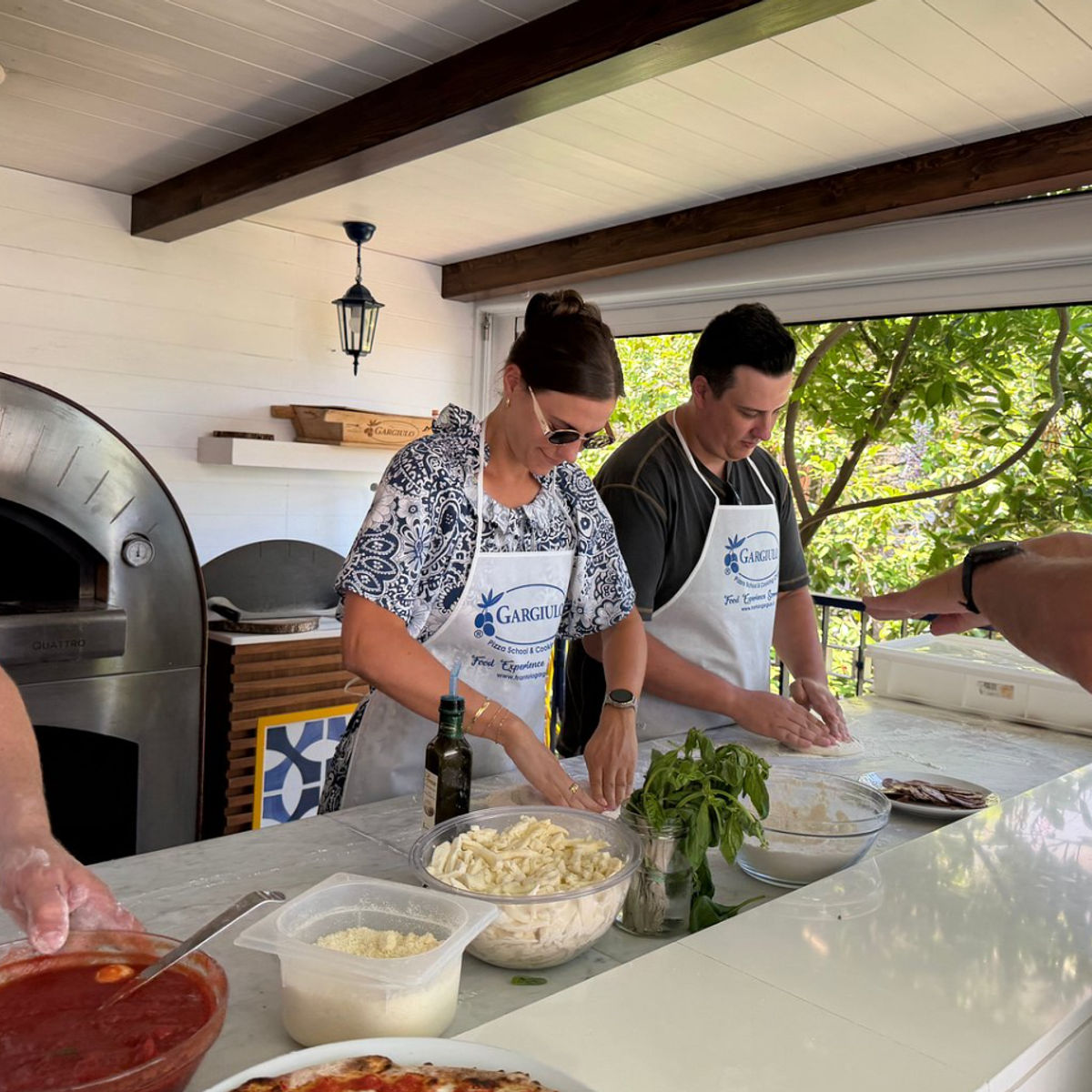 Sorrento Pizza Making Experience with Vesuvius Views
