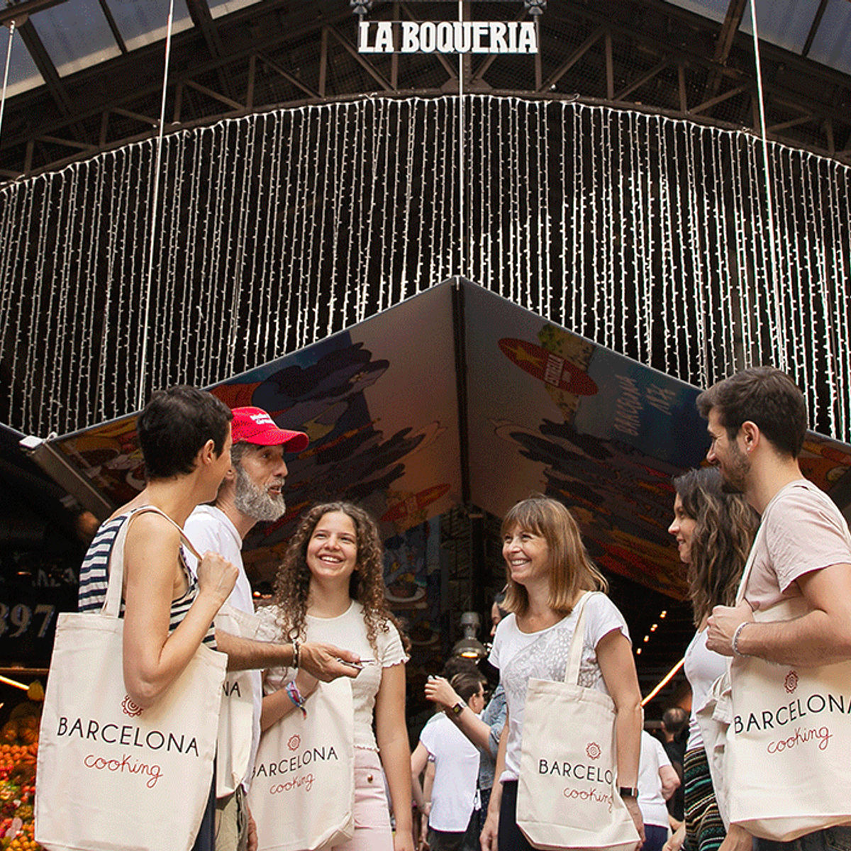 Cours de cuisine espagnole avec visite du marché de la Boqueria
