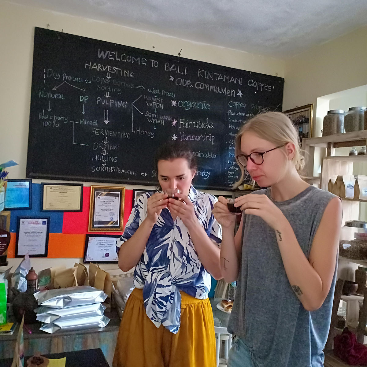 Cours de dégustation et de préparation de café à Ubud