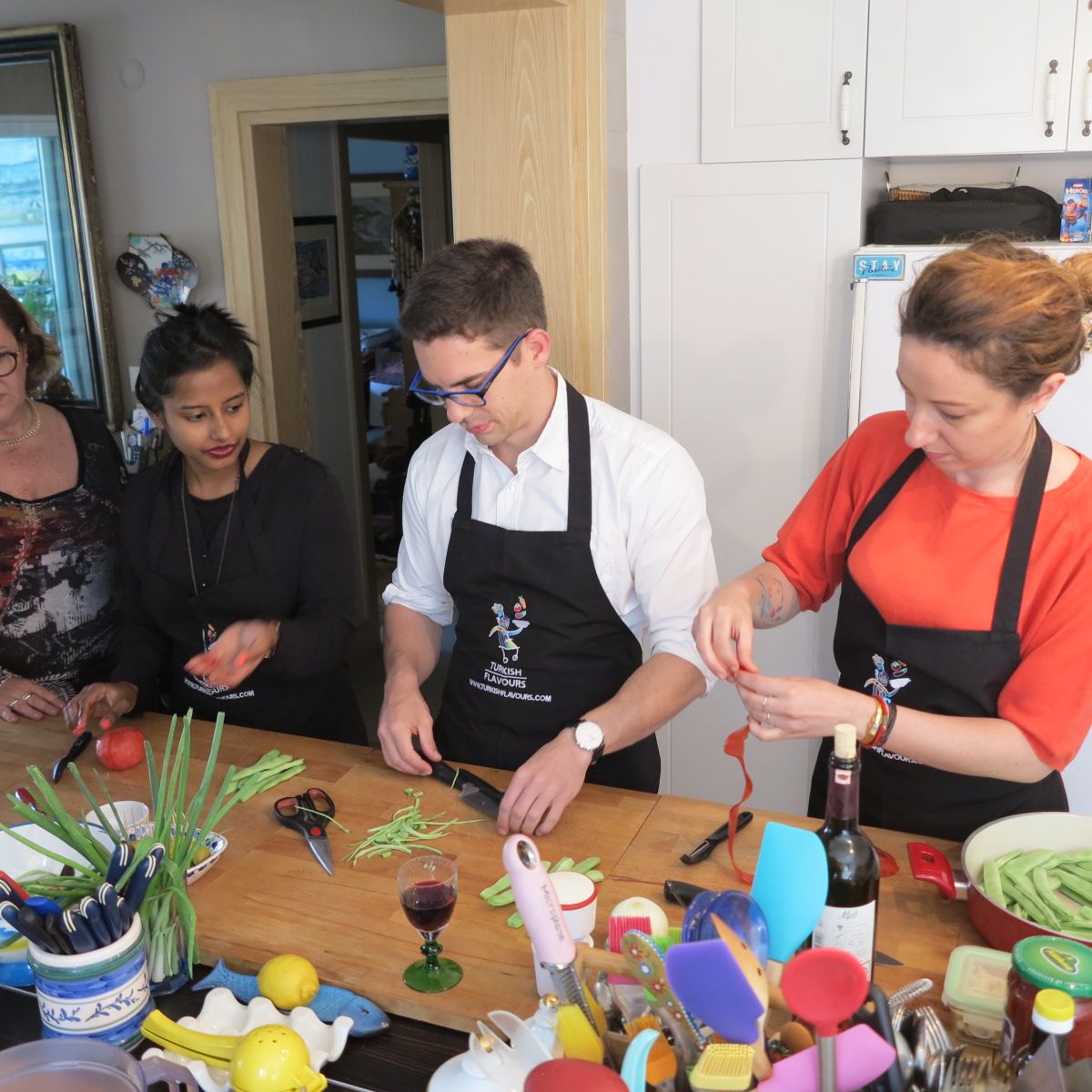 Istanbul Spice Bazaar Tour and Traditional Turkish Cooking Class
