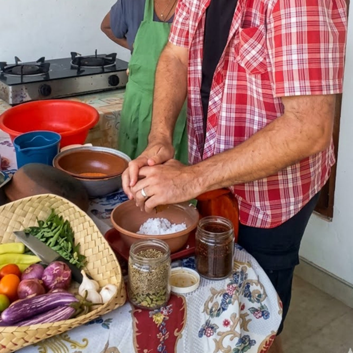Cours de cuisine sri-lankaise avec visite du marché de Negombo
