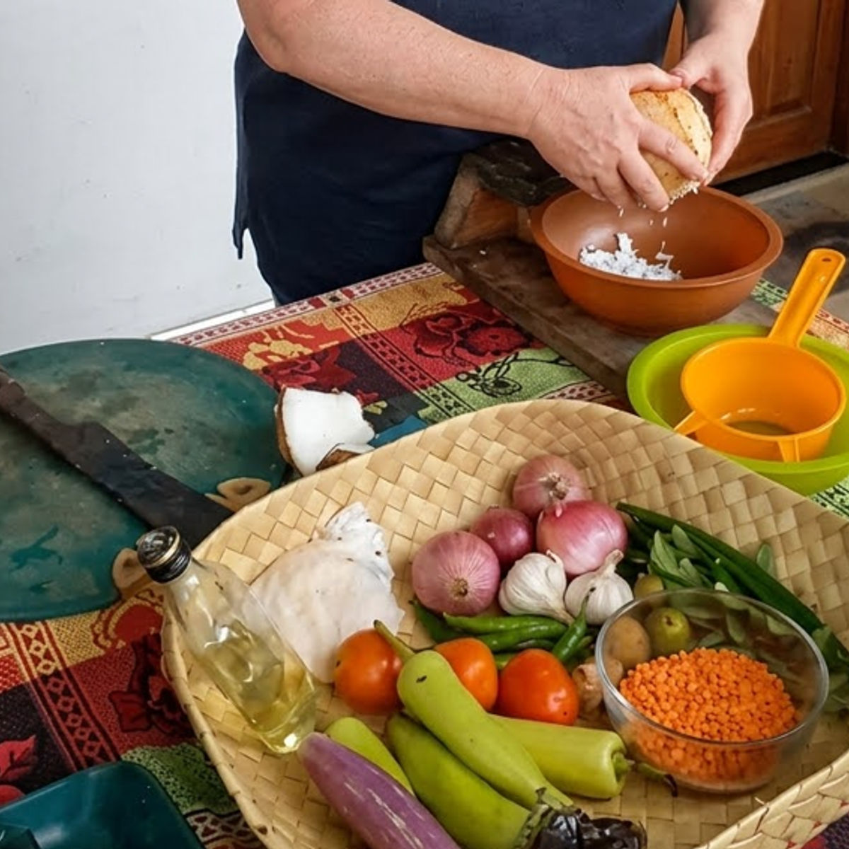 Cours de cuisine sri-lankaise avec visite du marché de Negombo