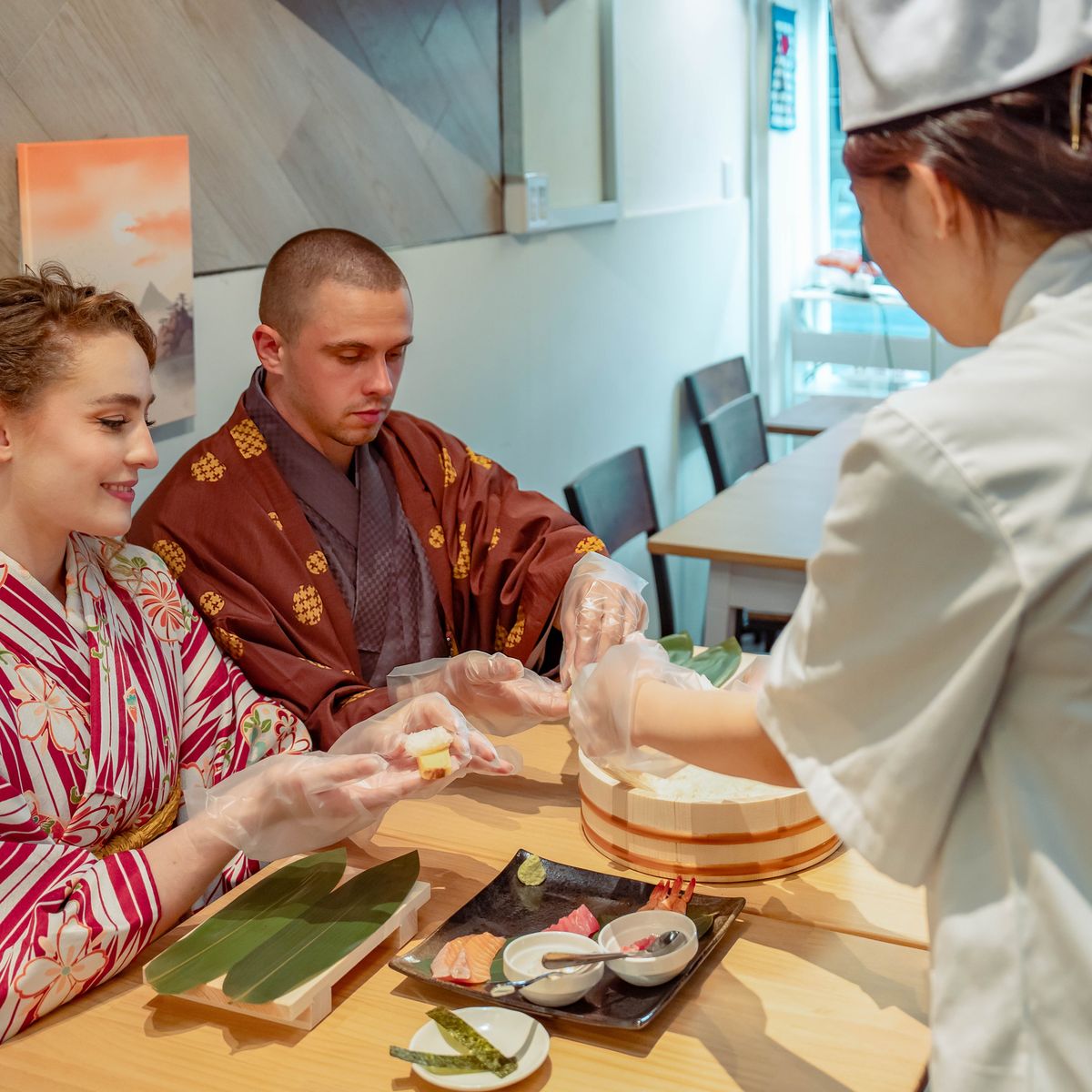 Sushi Making Workshop in Namba