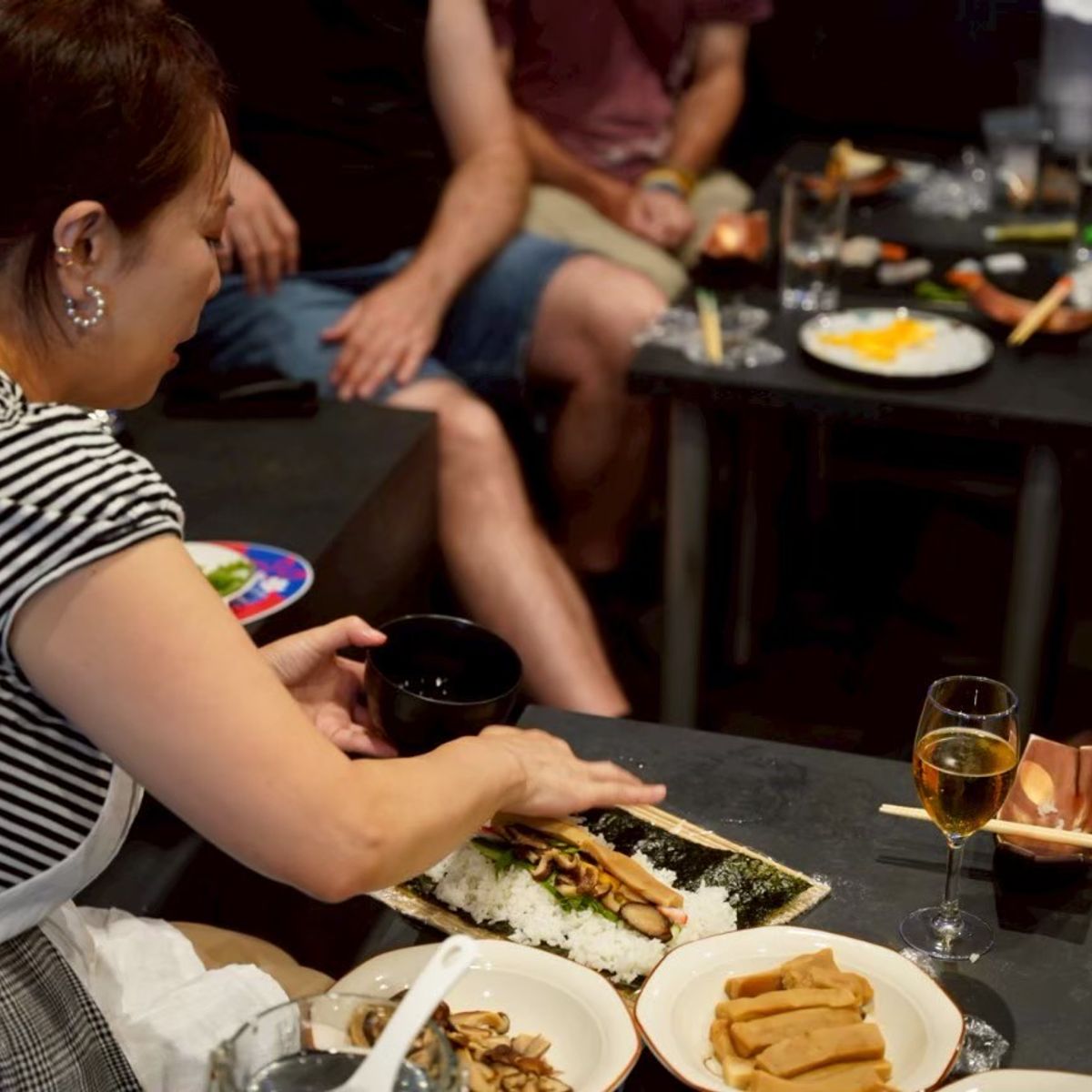 Japanese Sushi Rolls and Temaki Cooking Experience