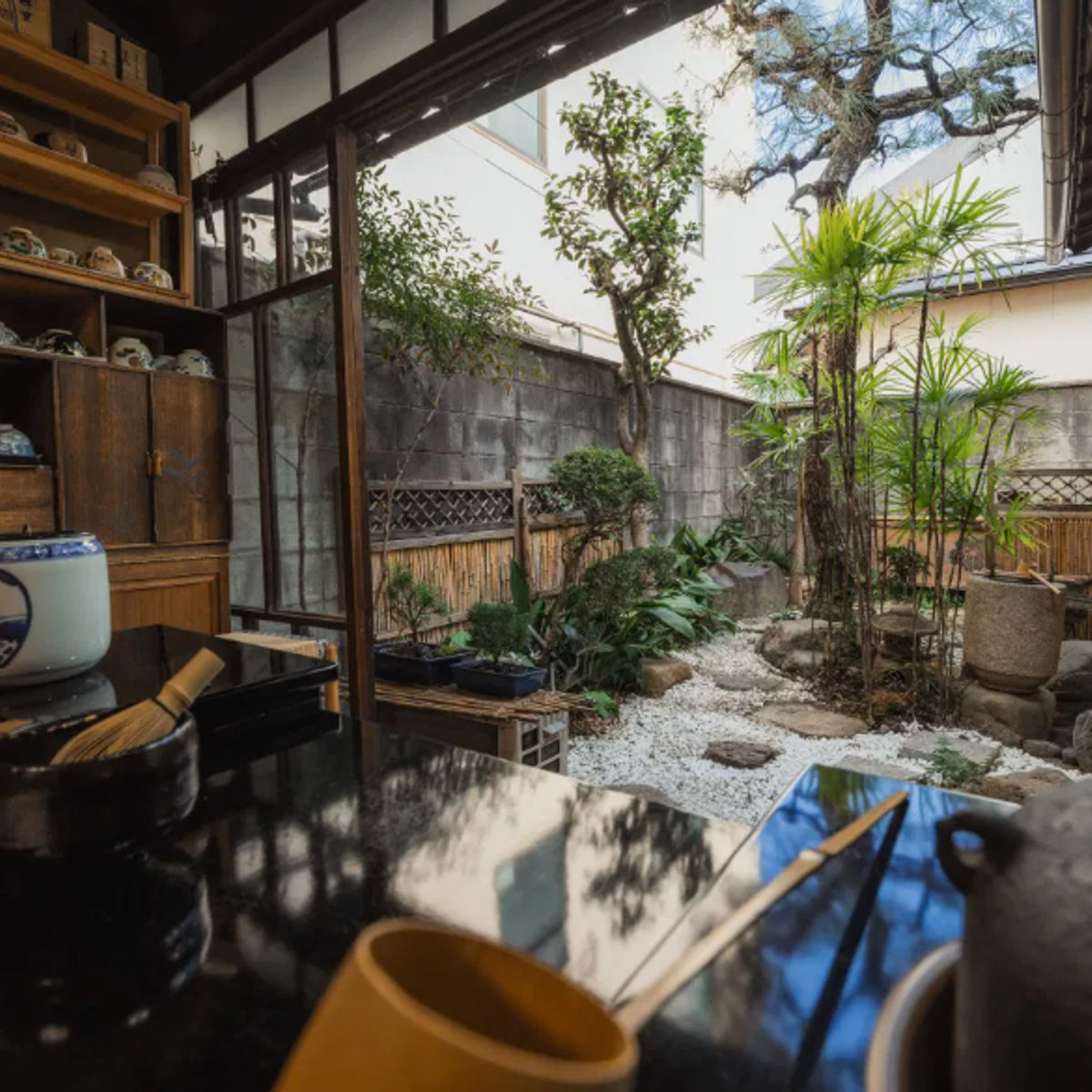 Table-Style Tea Ceremony at a 100-Year-Old Machiya in Kyoto