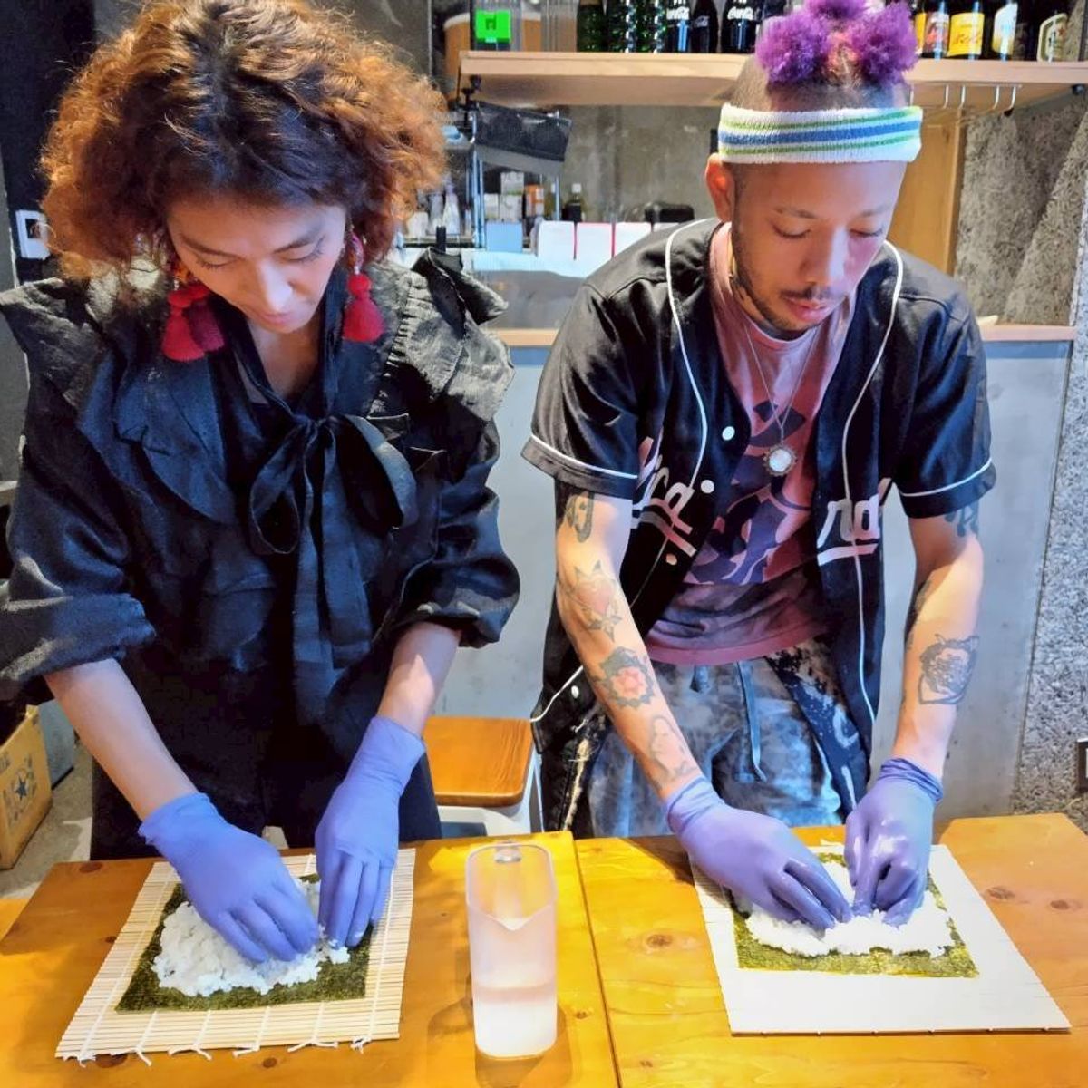 Maki Sushi & Chicken Onigiri Cooking Experience in Osaka