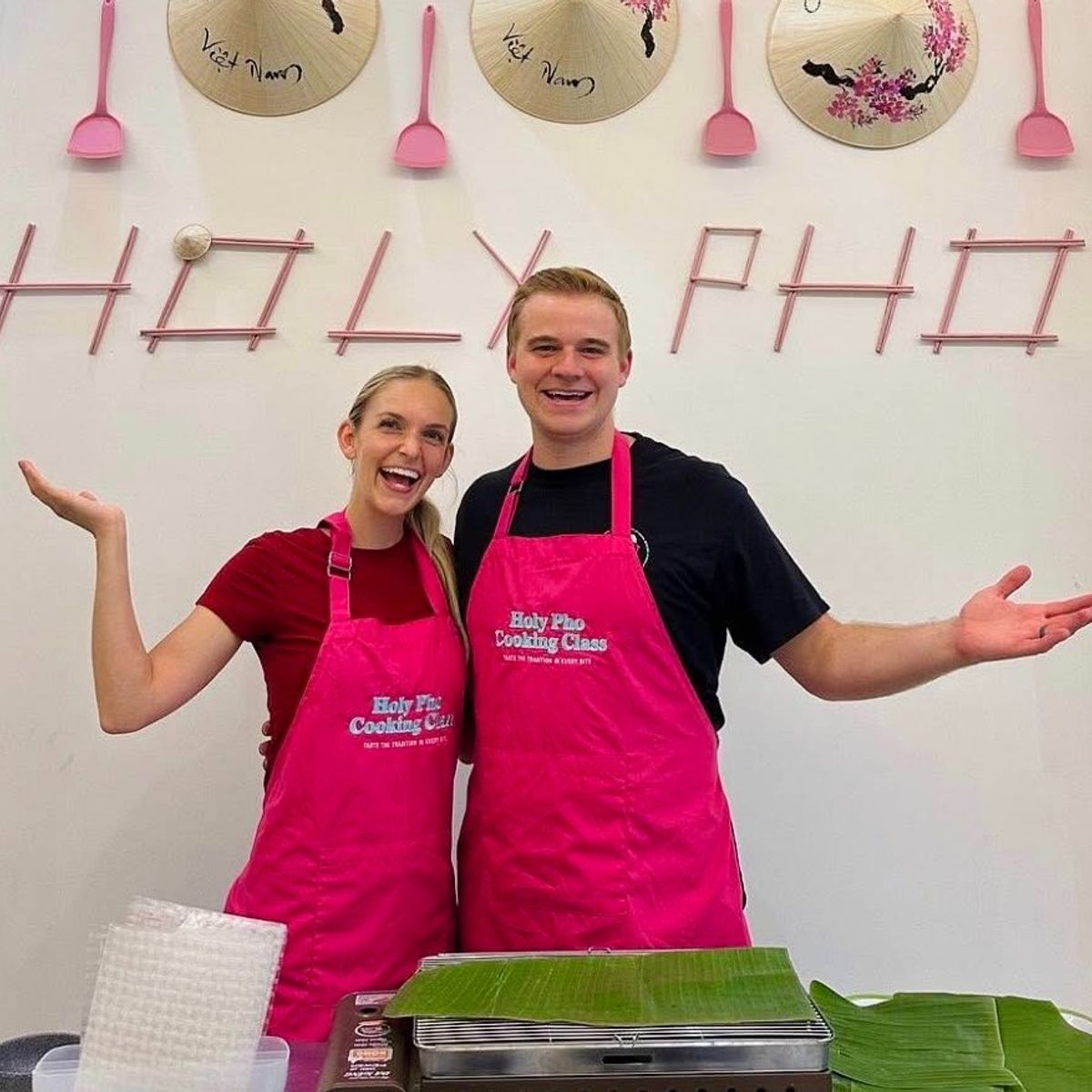 Taste of Saigon: Market Tour & Vietnamese Cooking in a Cozy Pink Kitchen