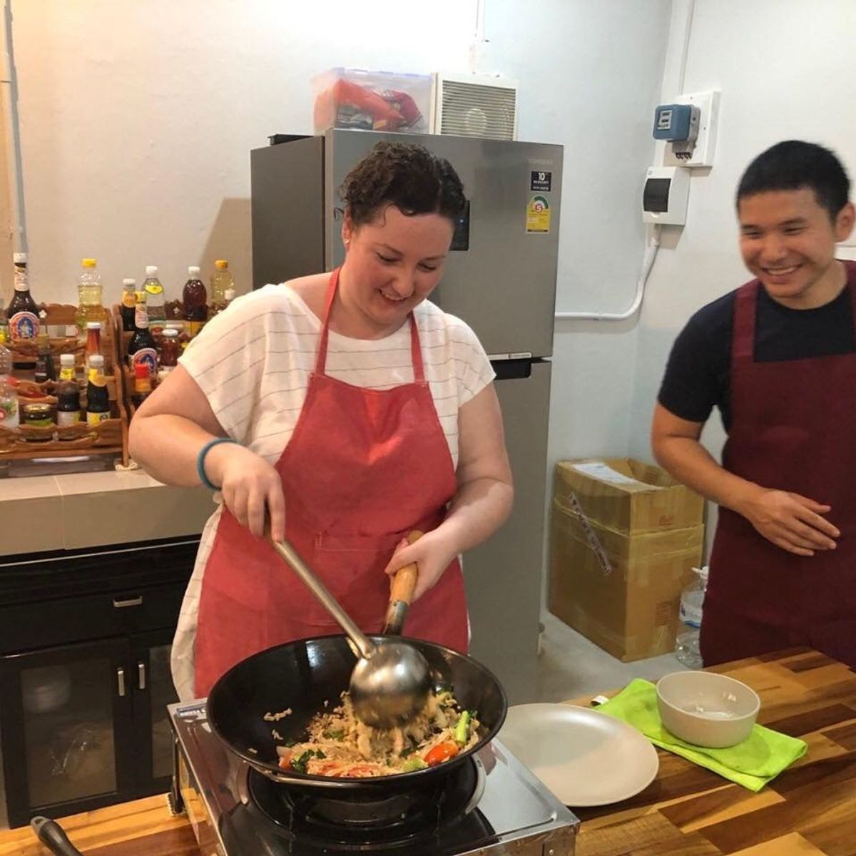 Learn 4 Thai Dishes in Cooking Class with Market Tour