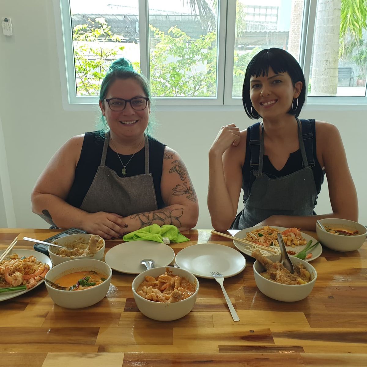 Learn 4 Thai Dishes in Cooking Class with Market Tour