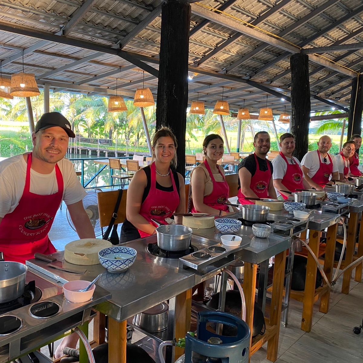 Thai Cooking Class in Organic Farm with Local Market Tour