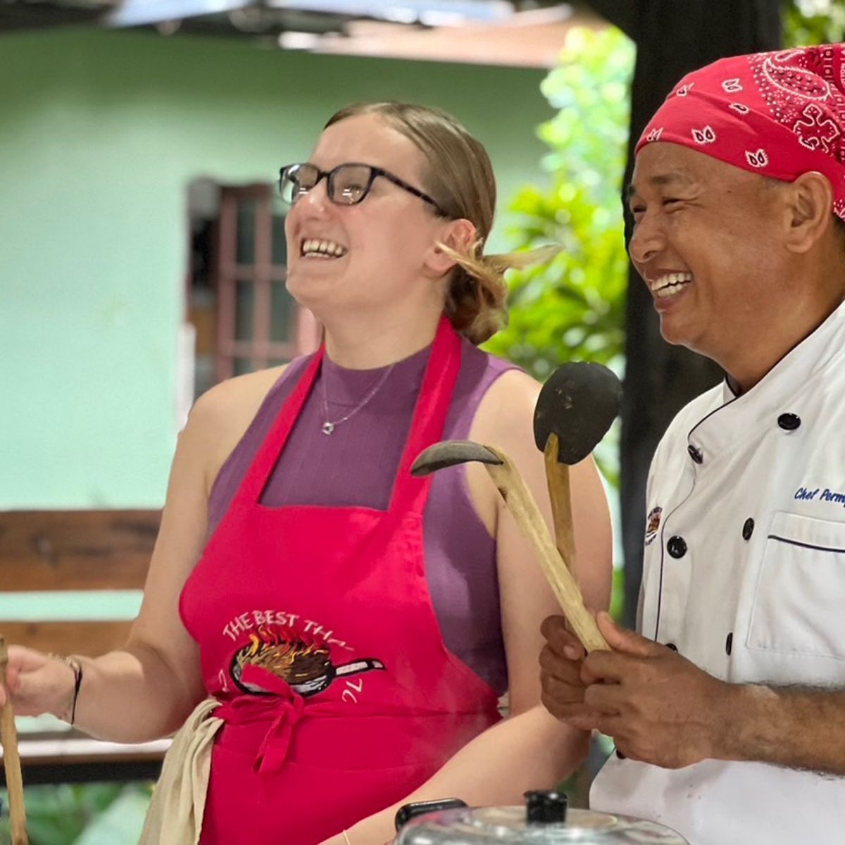Thai Cooking Class in Organic Farm with Local Market Tour
