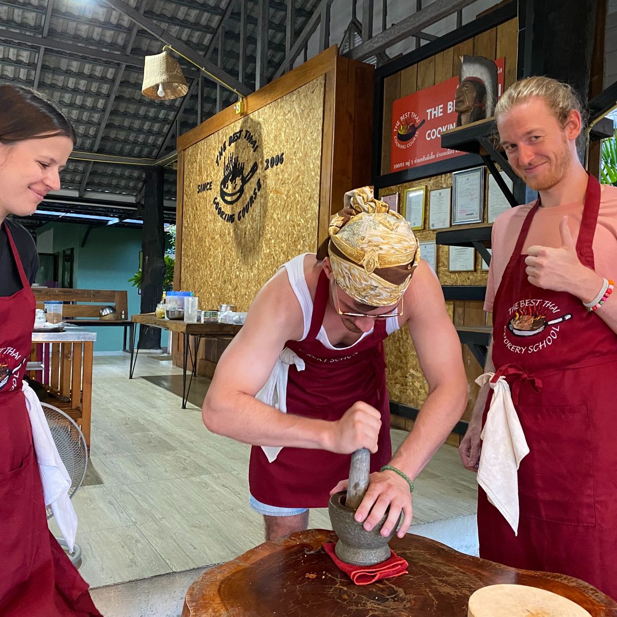 Thai Cooking Class in Organic Farm with Local Market Tour