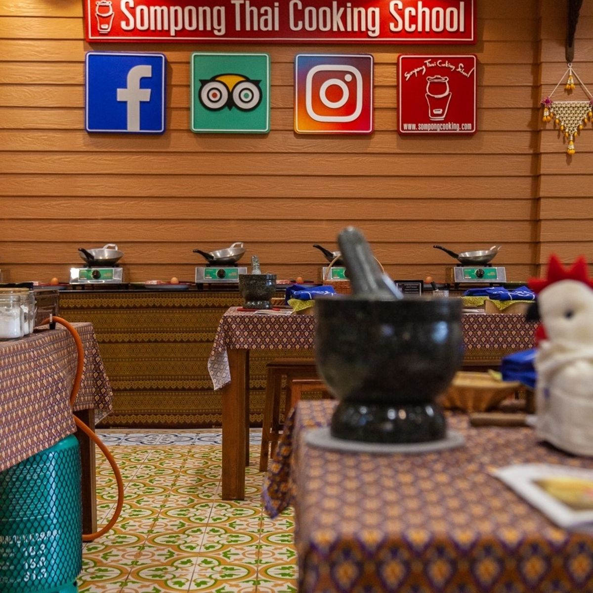 Cours de cuisine thaïlandaise Sompong à Silom