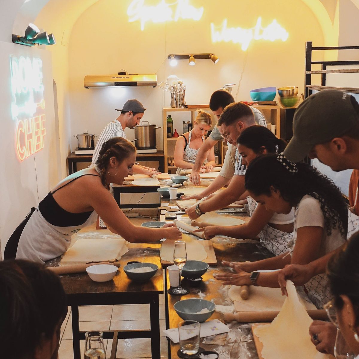 Fresh Pasta Making and Tiramisu near the Colosseum