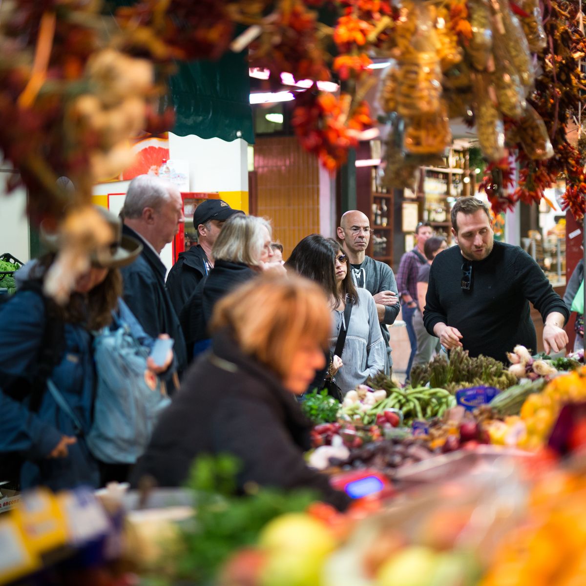Tuscan Market Tour and 4 Course Authentic Cooking Class in Florence
