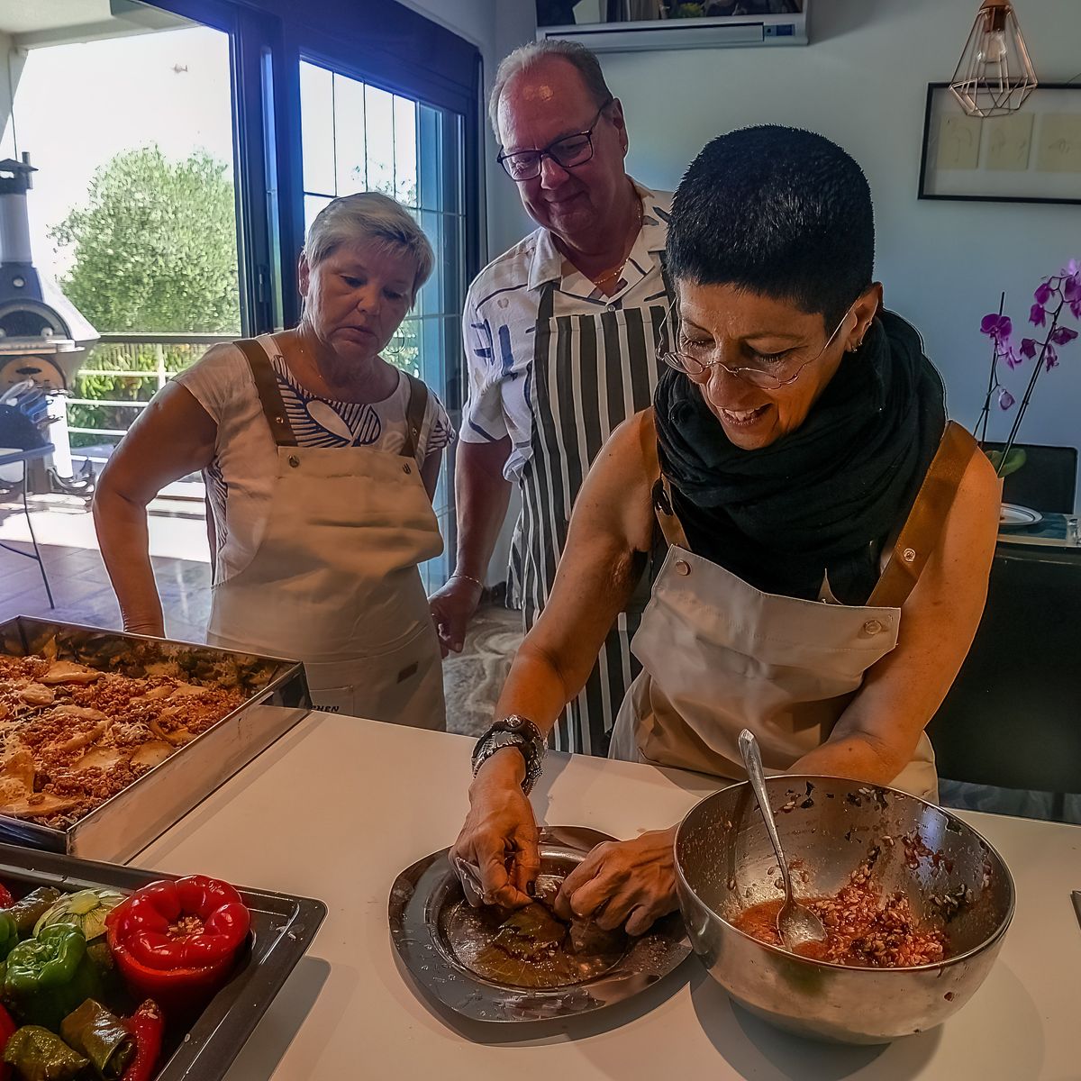 Authentischer kretischer Kochkurs mit Käseherstellung und Olivenölverkostung
