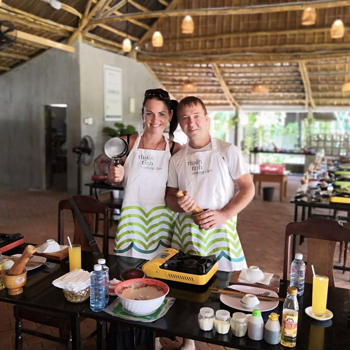 Thuan Tinh Island: Market, Boat Ride, and Vietnamese Cooking Class