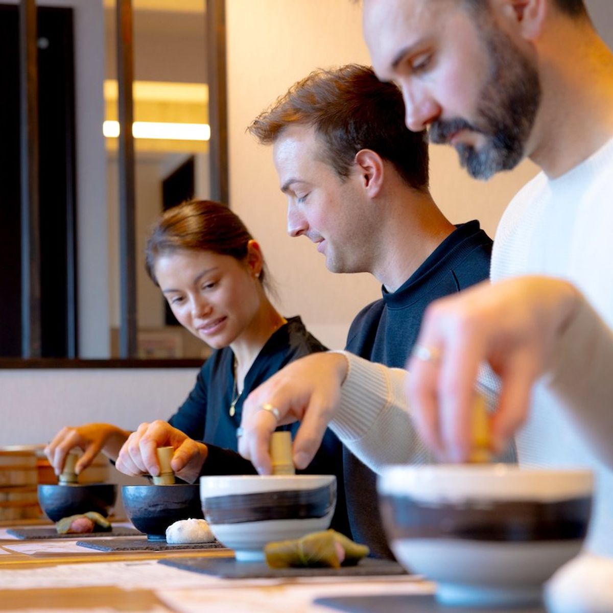 Tokyo Matcha Workshop with Japanese Sweets in Asakusa