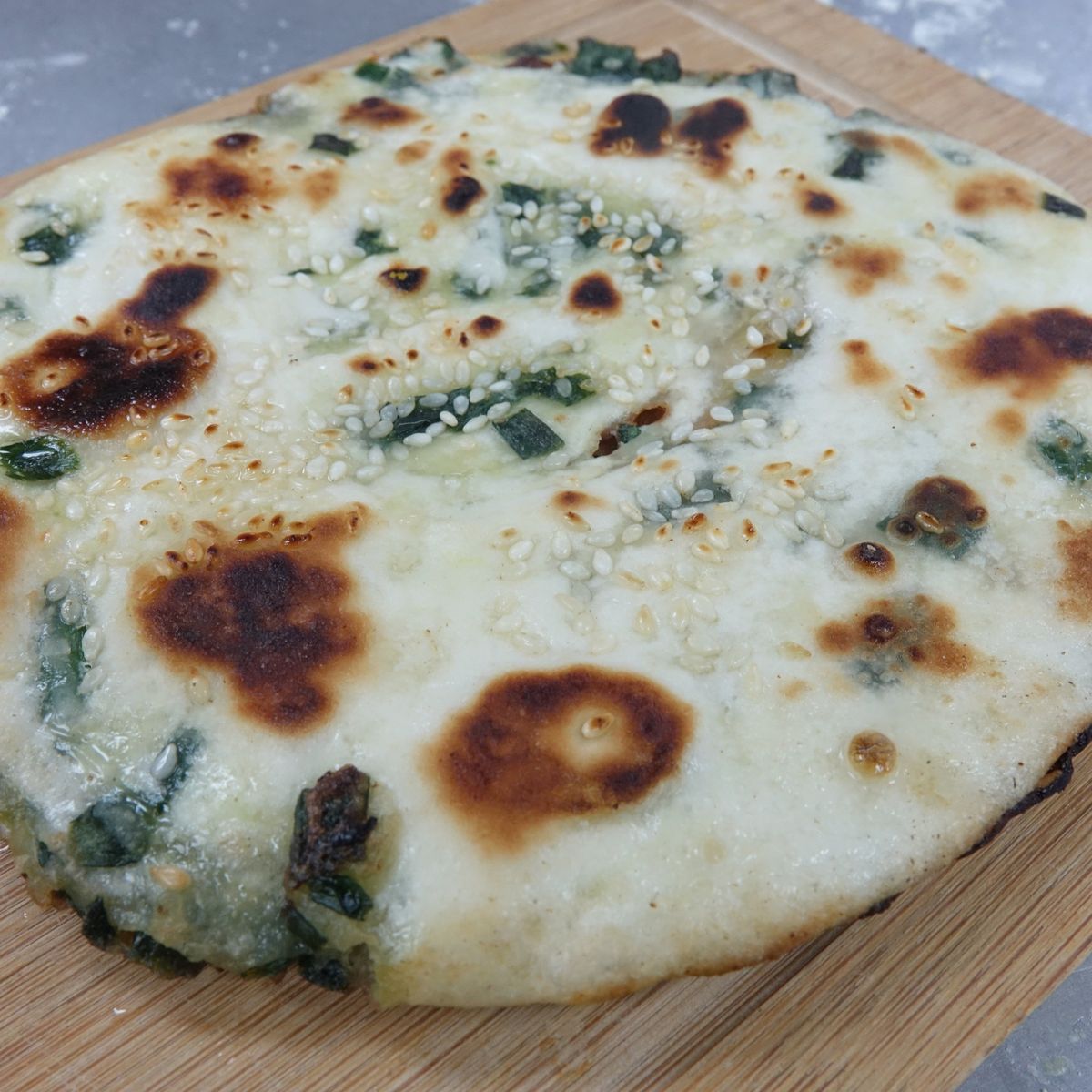 Chinese Steamed Bun and Pan Fried Pancake with Floral Tea (Vegan or non-vegan)