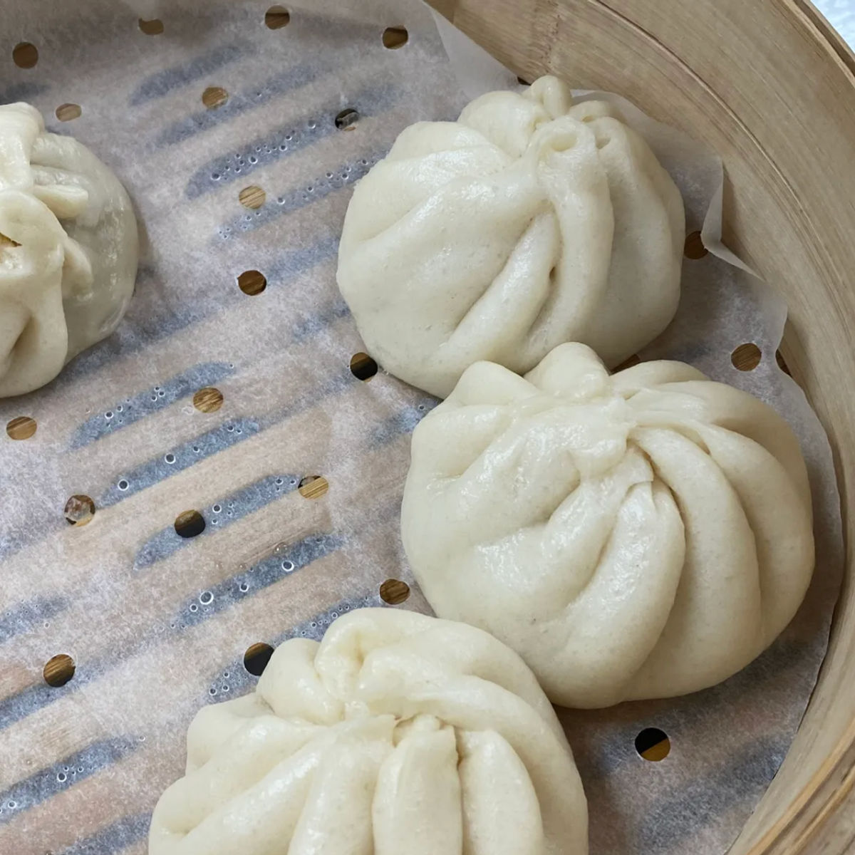 Traditional Chinese Steamed Bun with Pork Fillings & Homemade Barbeque Pork