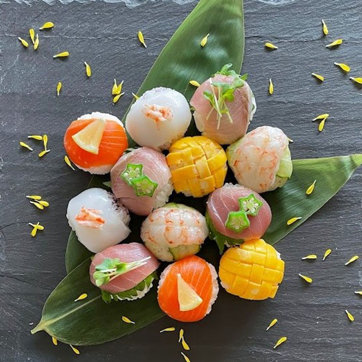 Traditional Flavors with a Creative Twist: Cute and Colorful Temari Sushi