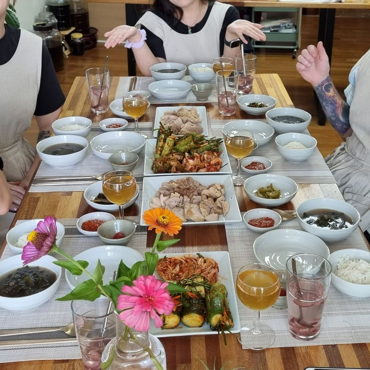 Traditional Korean Cooking Class and Dining Experience