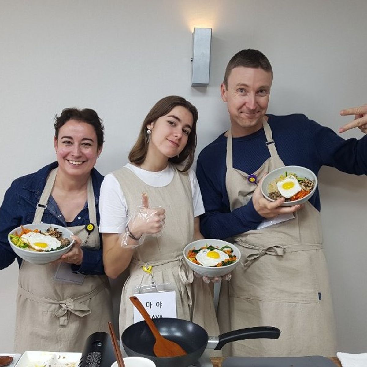 Traditional Korean Cooking Class and Dining Experience