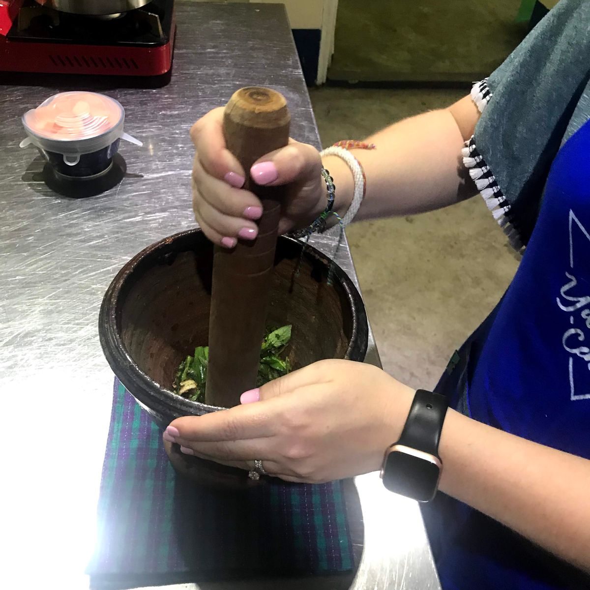 Cours de cuisine traditionnelle birmane avec visite du marché