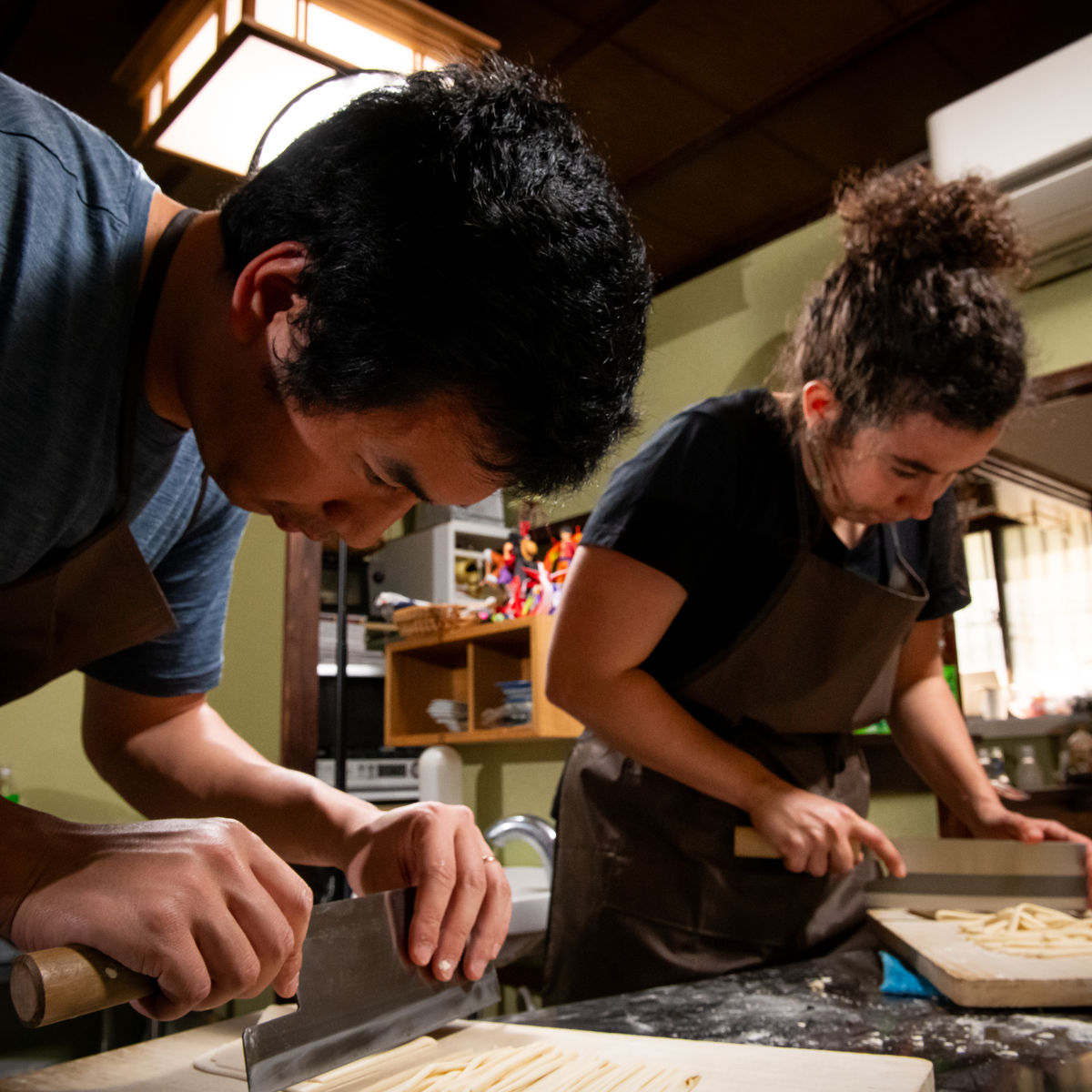 Traditional Tokyo Home Cooking: Handmade Udon, Tempura & Omelette