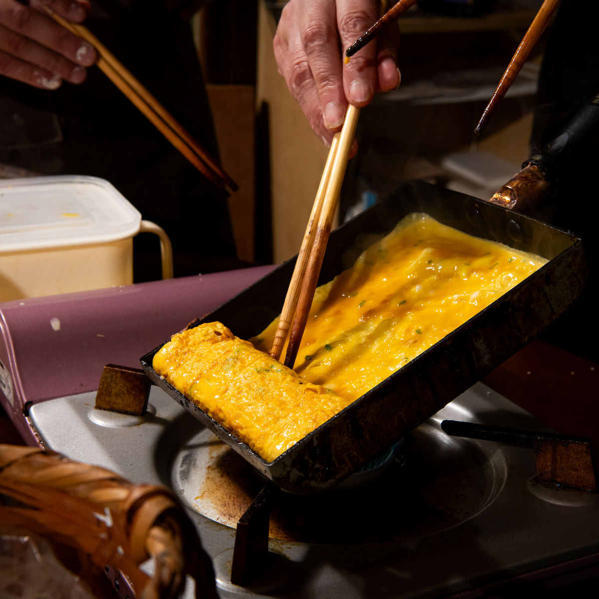 Traditional Tokyo Home Cooking: Handmade Udon, Tempura & Omelette