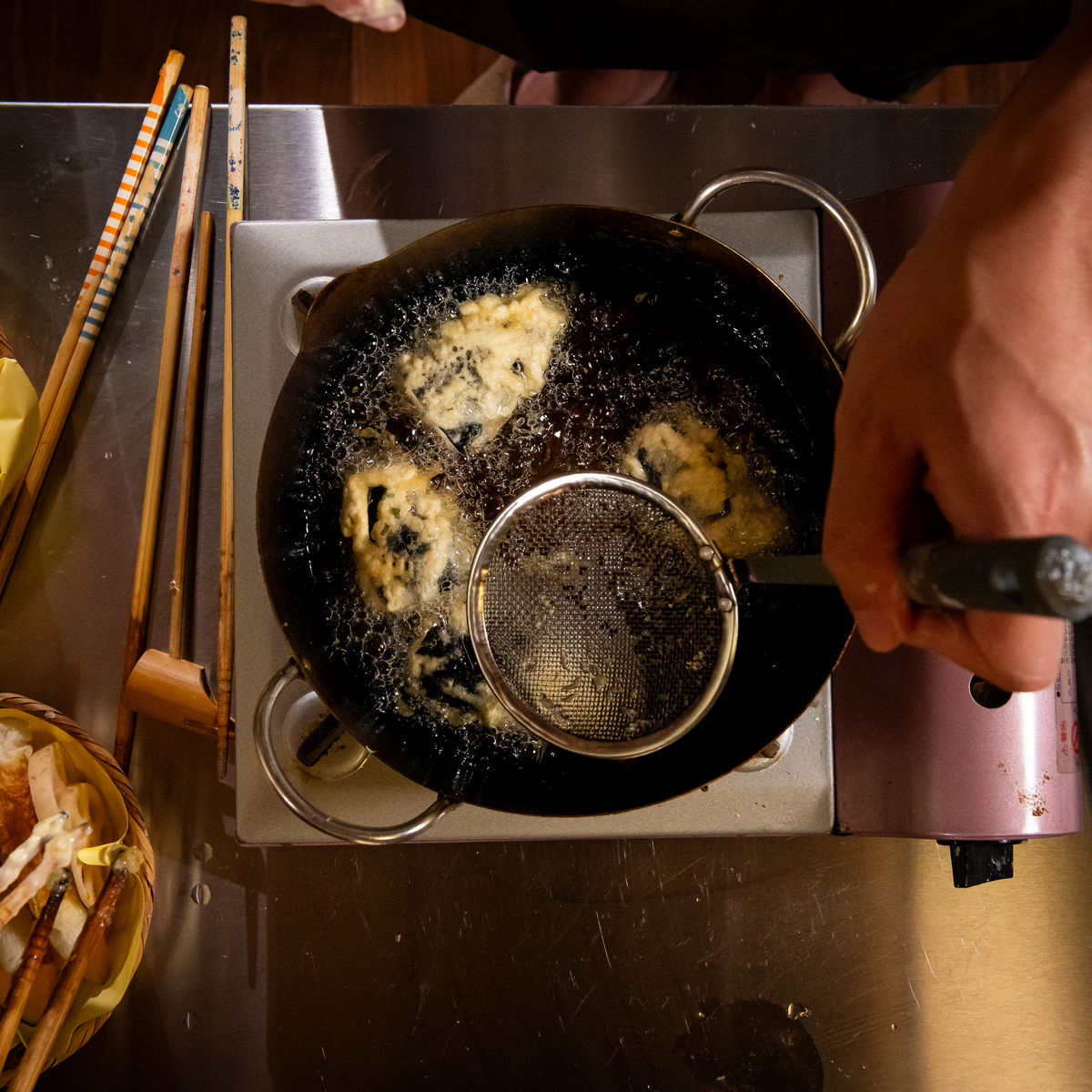 Traditional Tokyo Home Cooking: Handmade Udon, Tempura & Omelette