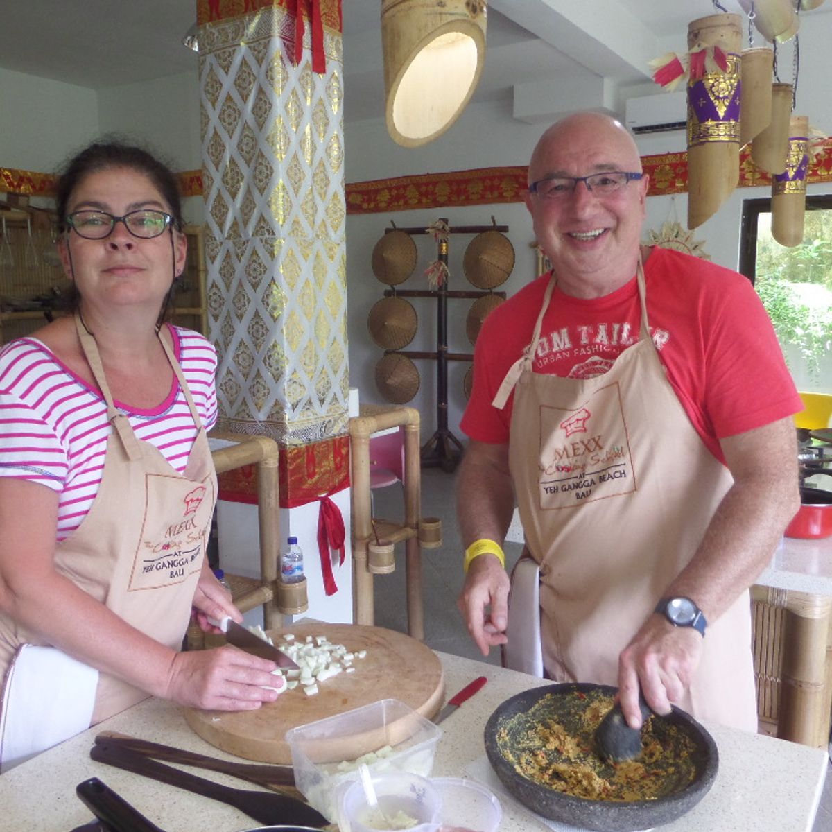 Cooking Class with Tanah Lot Temple Tour and Traditional Market Visit