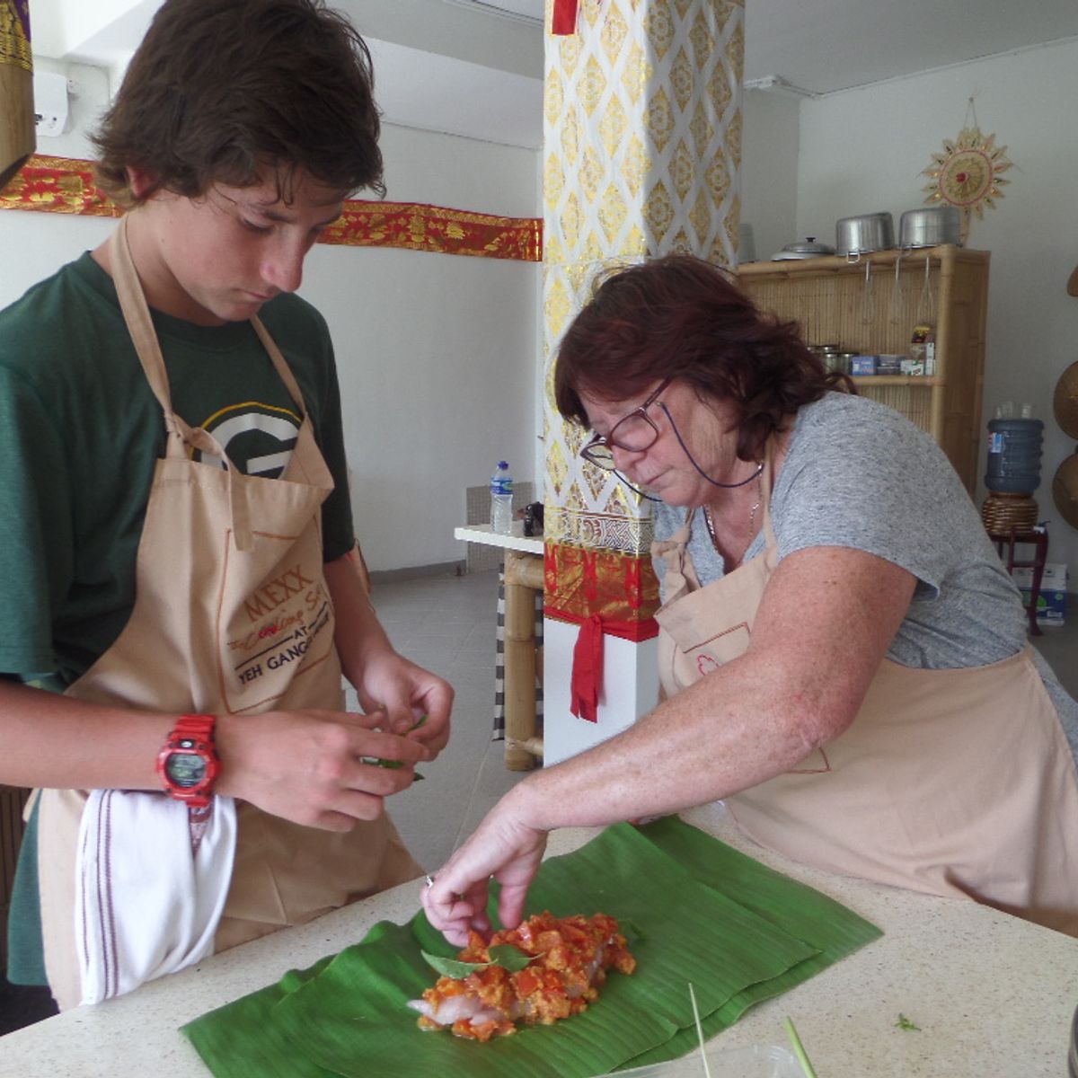 Cooking Class with Tanah Lot Temple Tour and Traditional Market Visit
