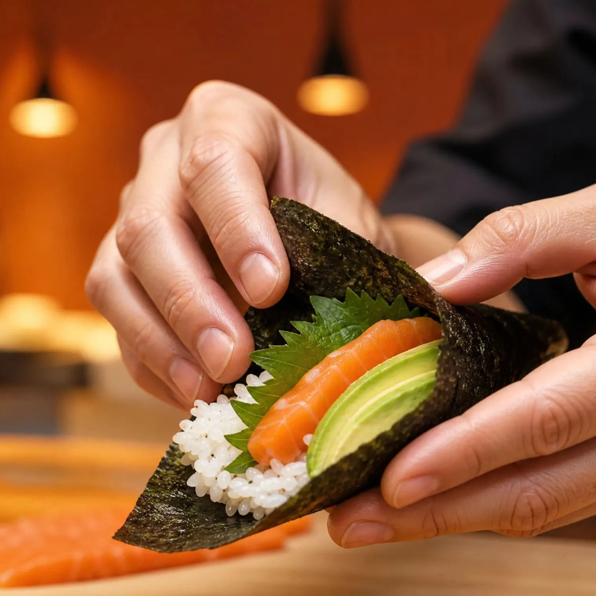 Tsukiji Temaki Sushi Party with Fresh Local Ingredients & Japanese Tea