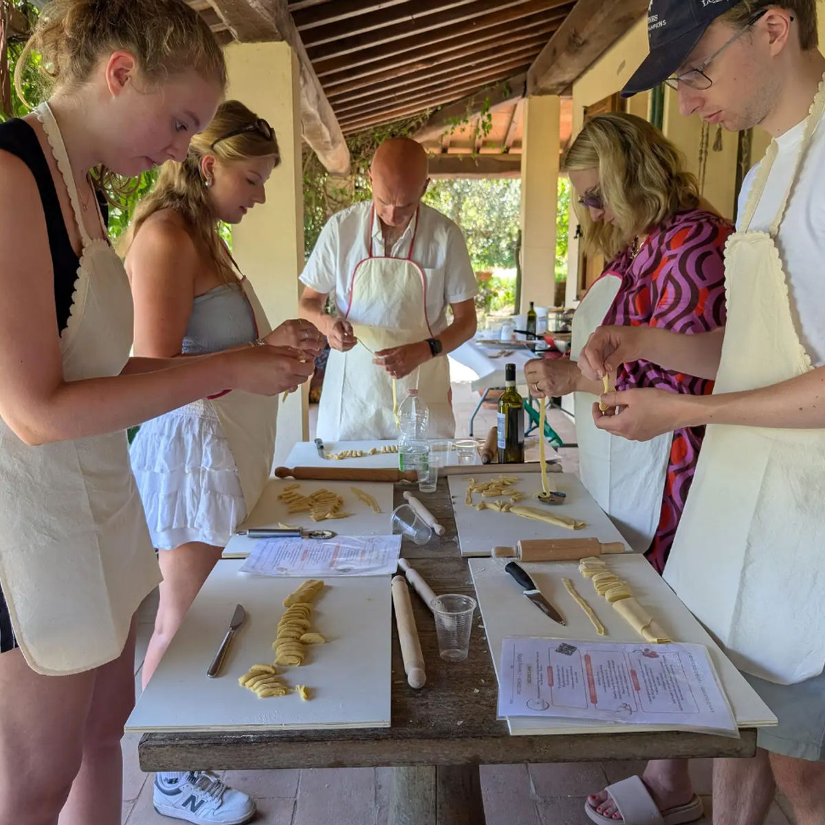 San Gimignano Tuscan Cooking Experience with Handmade Pasta, Lunch & Wine