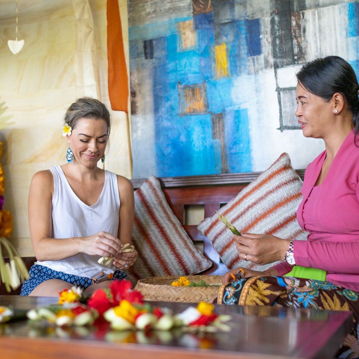 Ubud Morning Cooking Experience with Market Tour & Canang Sari Ceremony