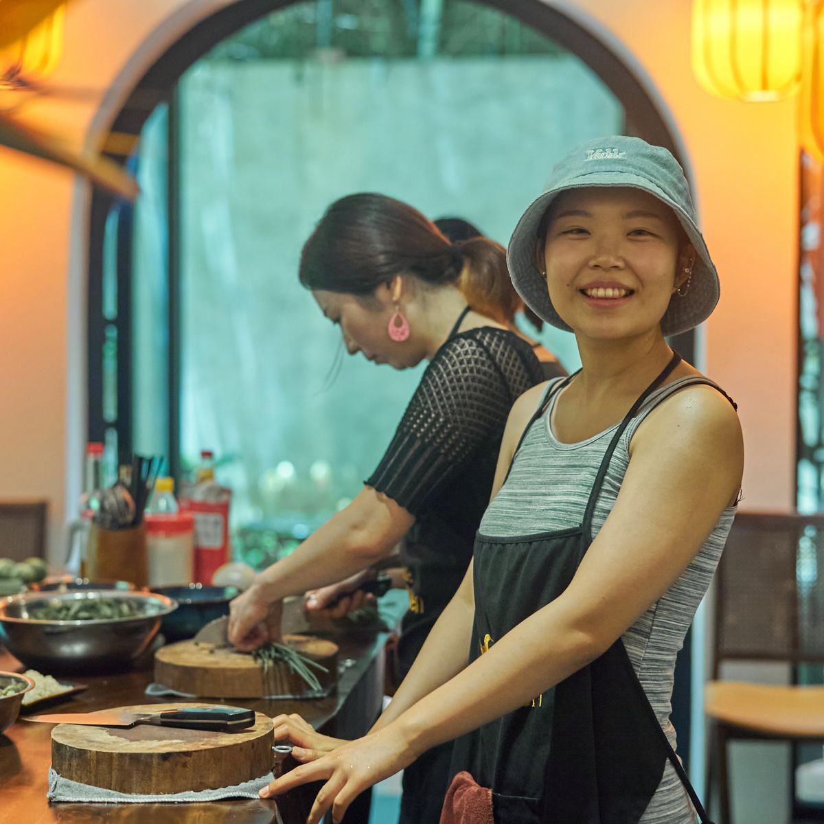Veganer Kochkurs in Villa + Pagodenbesuch