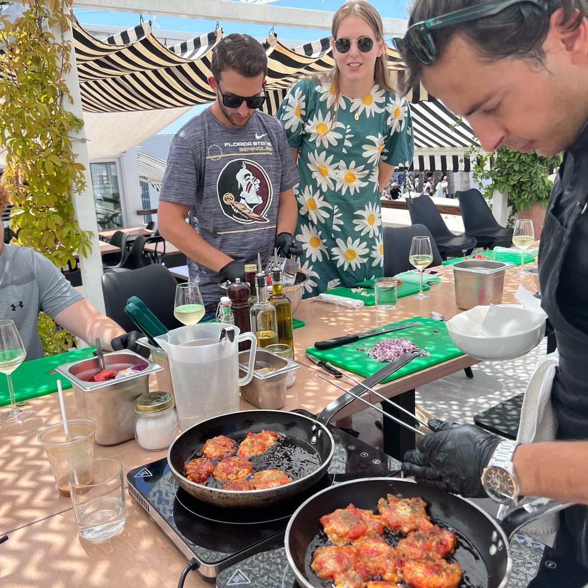 Vegan Cooking Class with Wine Pairing in Santorini