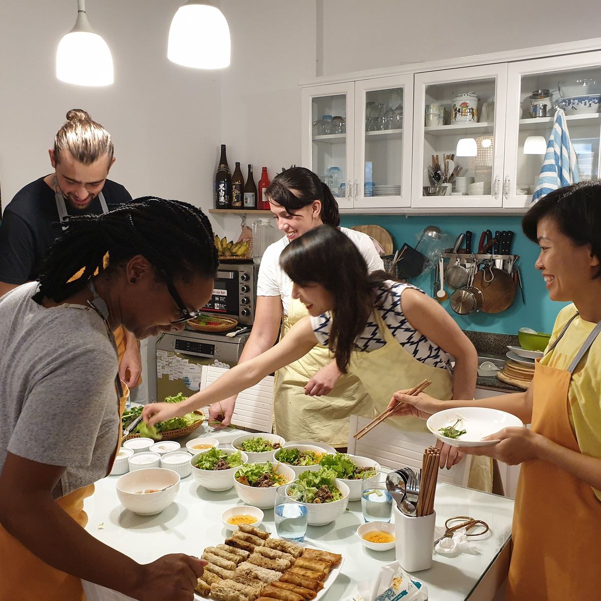 Top Cooking Class at a Local Home with a River View Kitchen