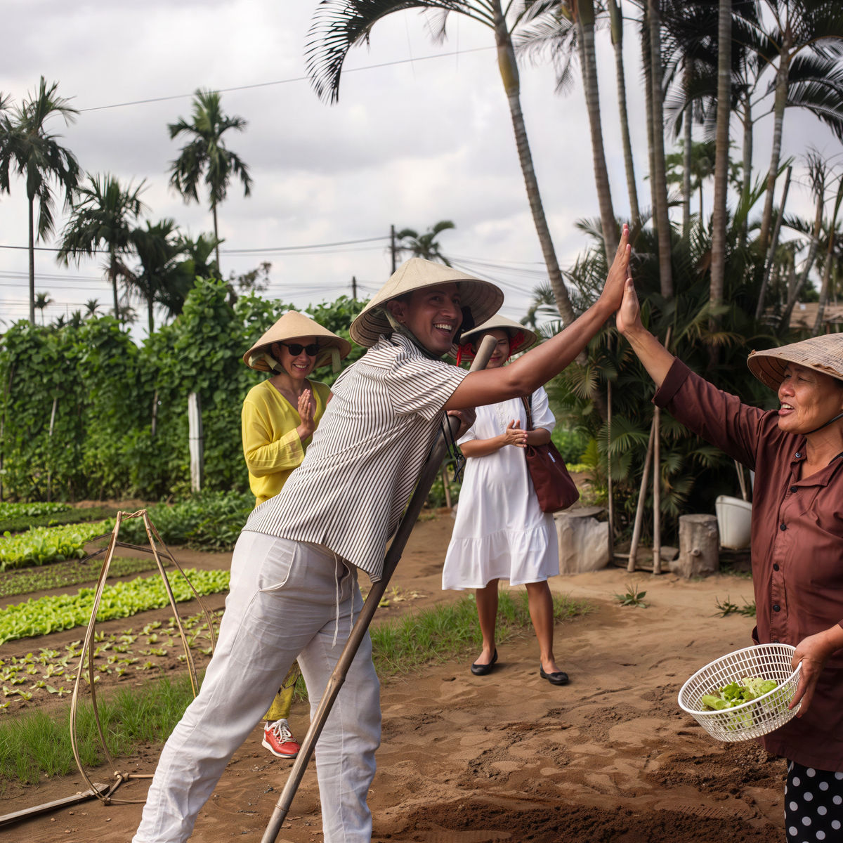 Vietnamese Cooking Class with Market Tour & Farming Experience