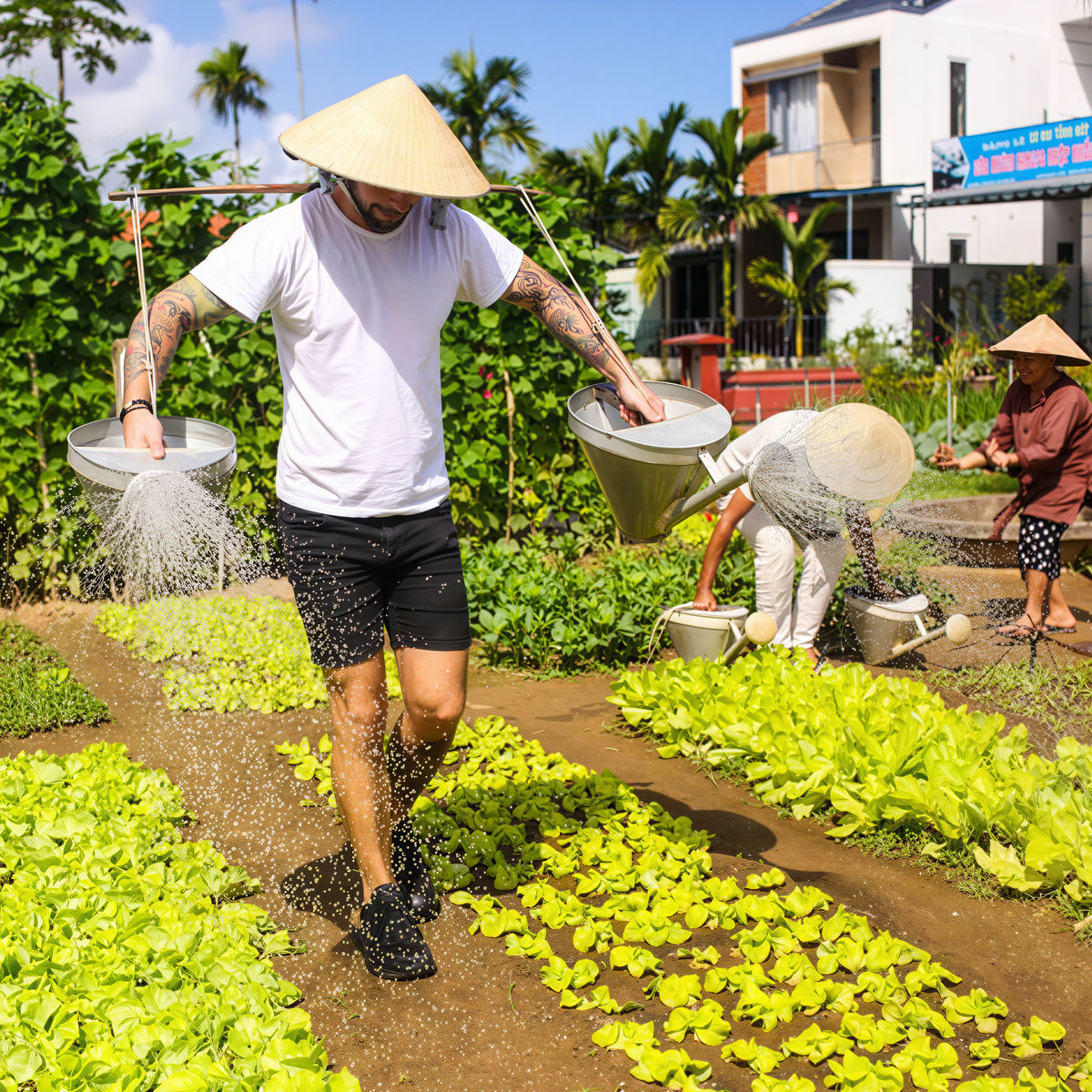 Vietnamese Cooking Class with Market Tour & Farming Experience