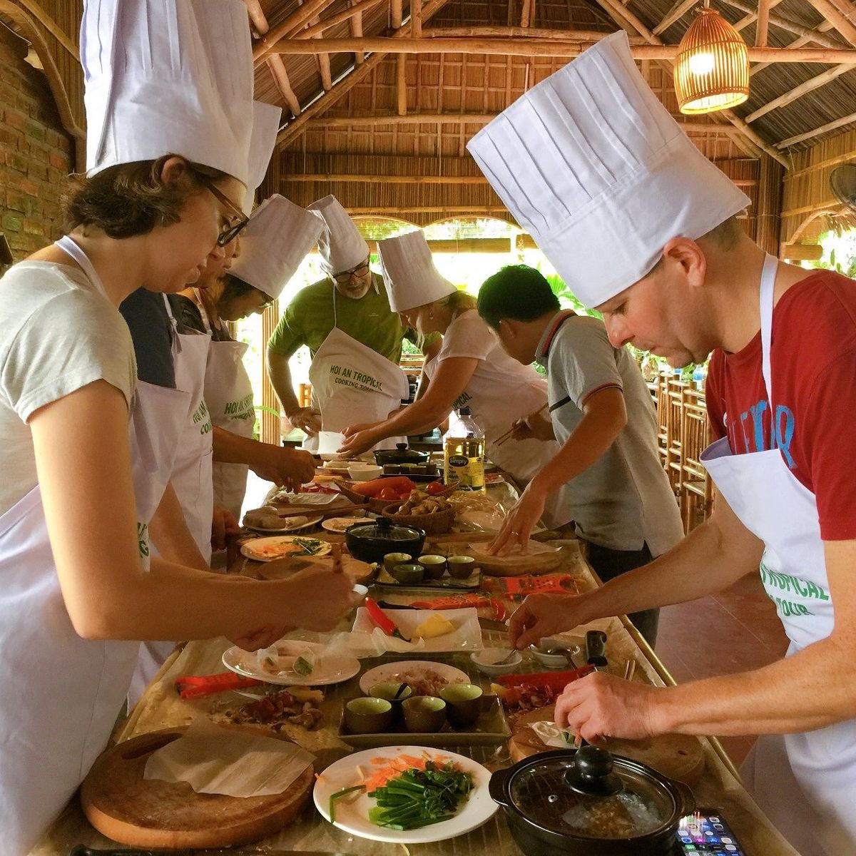 Marché local vietnamien, bateau-panier, pêche et expérience culinaire