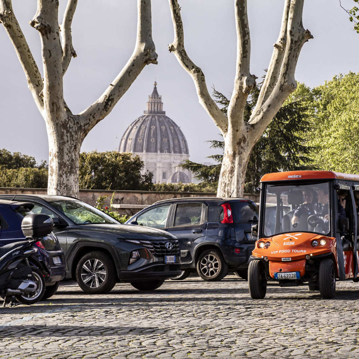 VIP Rome Golf Cart Food Experience
