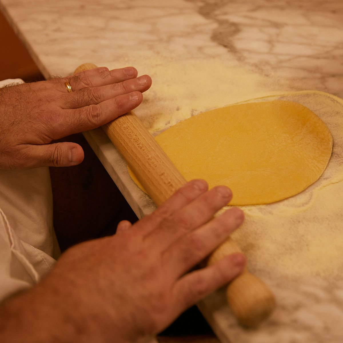 Tuscan Market Tour with Pasta Class, Tiramisu, and Wine Tasting