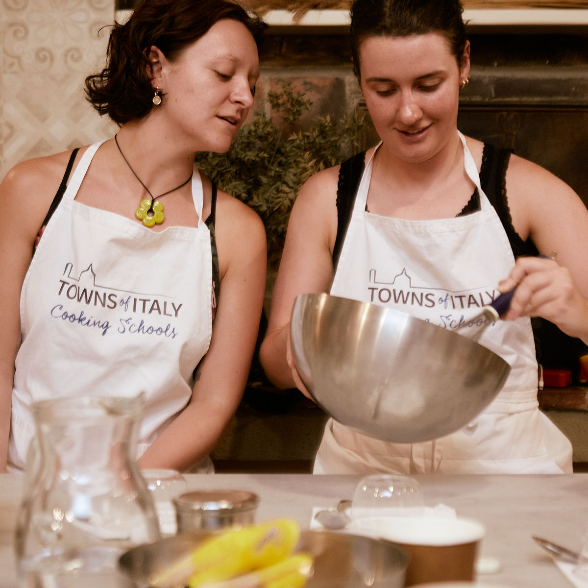 Tuscan Market Tour with Pasta Class, Tiramisu, and Wine Tasting