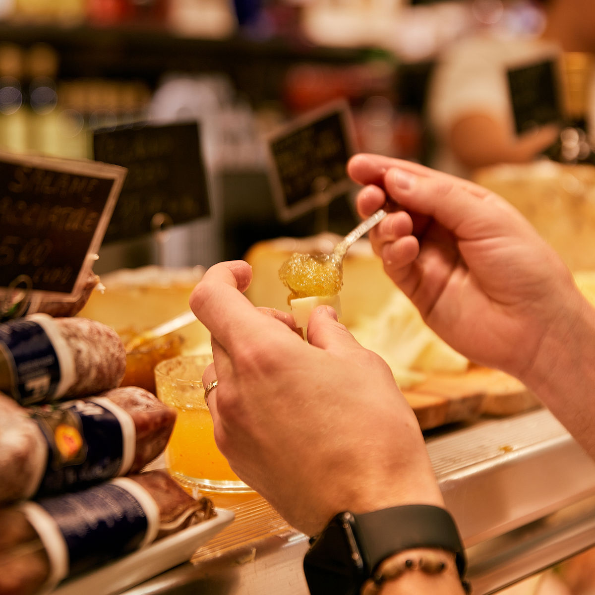 Tuscan Market Tour with Pasta Class, Tiramisu, and Wine Tasting