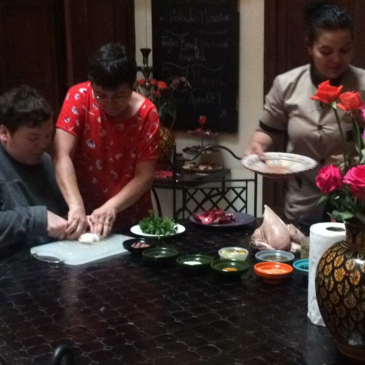 White Flowers Cooking Class at Medina with Local Family