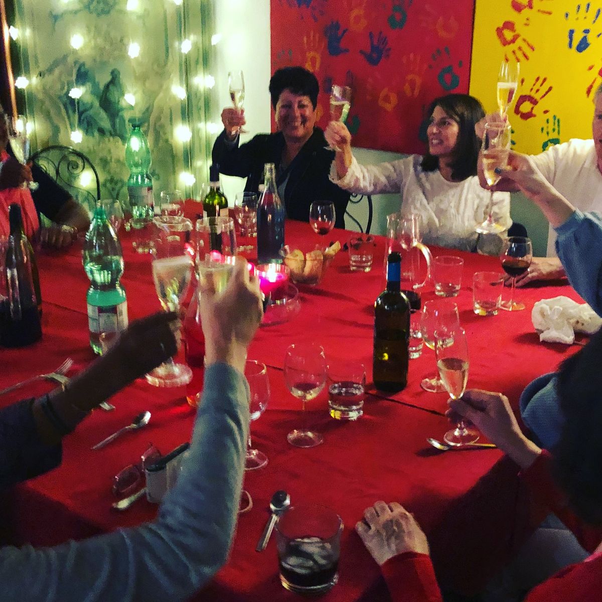 Wine and Dinner at Our Roman Home